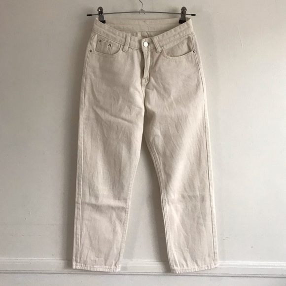 Brandy Melville Pants - Vintage cream mom pants